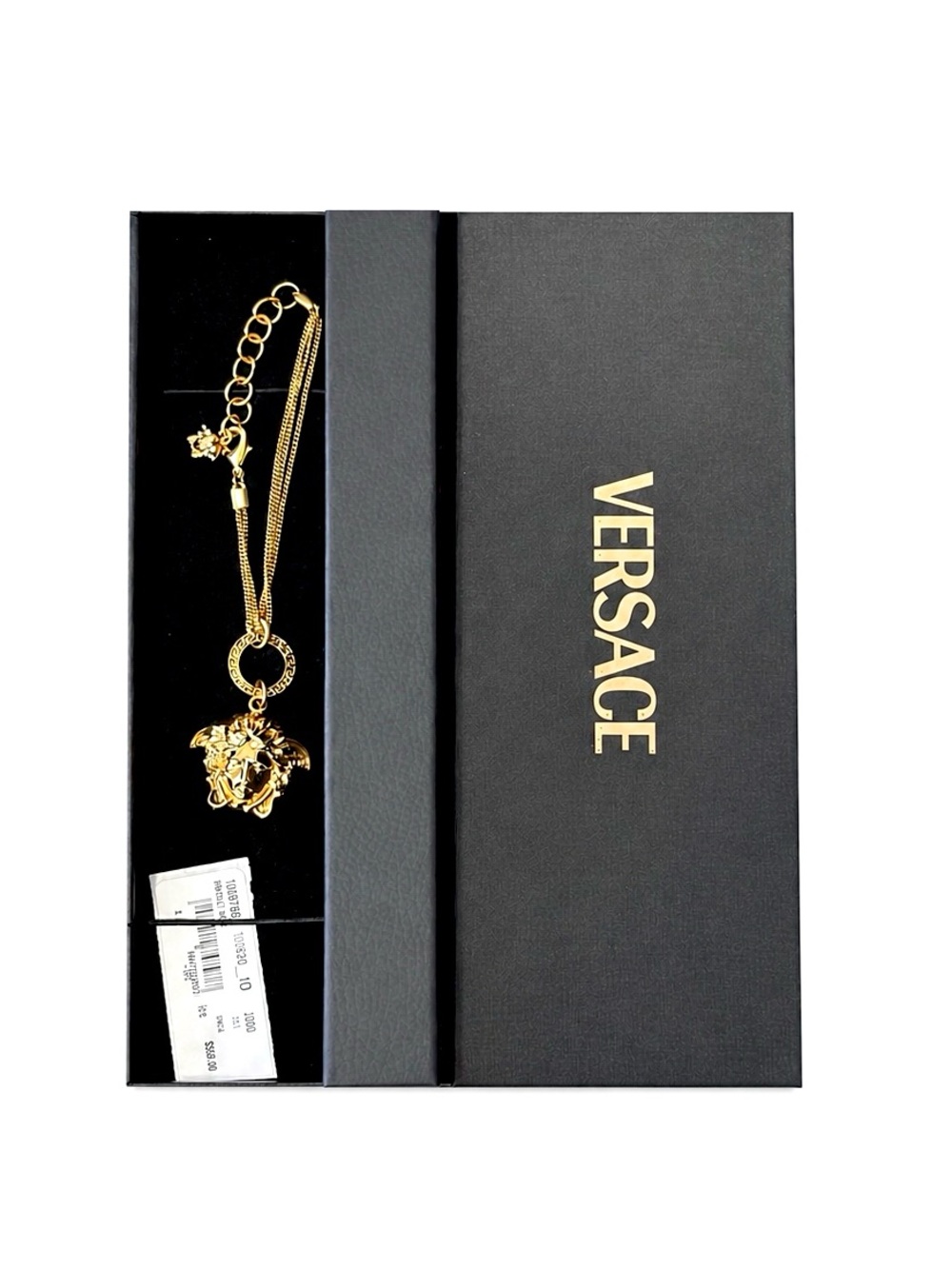 Versace Medusa Women’s Gold Plated Medallion Bracelet NWT